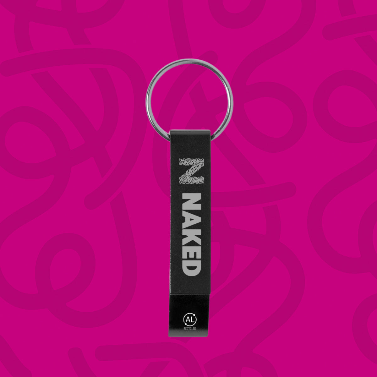 OMAGGIO Portachiavi Apribottiglie in Alluminio Naked 🎁